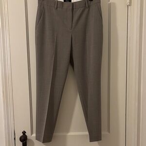 THEORY Treeca 2 cropped wool-blend slim-leg pants in size 4